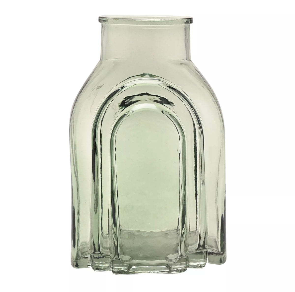 Hestia Glass Vase Dark Green