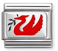 Nomination Red Liverpool Bird Composable Link 330206/40