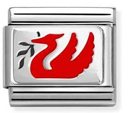 Nomination Red Liverpool Bird Composable Link 330206/40