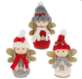 Festive Christmas Angels Sitting