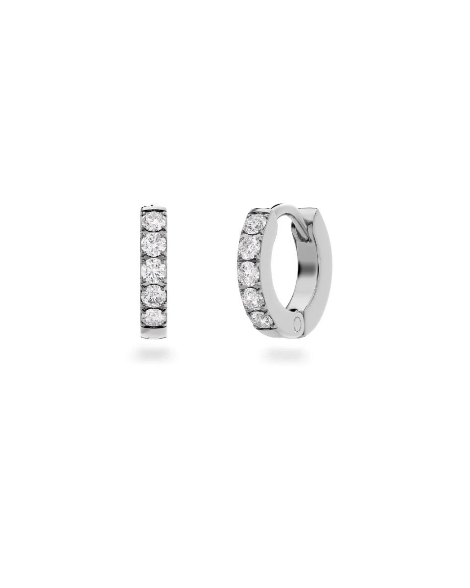 Edblad Glow Hoops S Silver