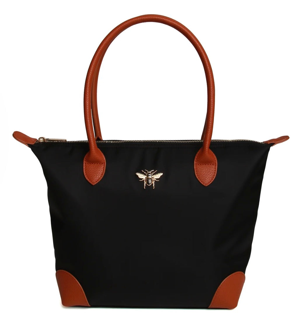 Alice Wheeler Black Shoreditch Tote Bag Large