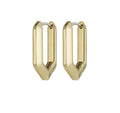Olivia Burton Signature Honeycomb Geo Gold Plated Hoop Earrings