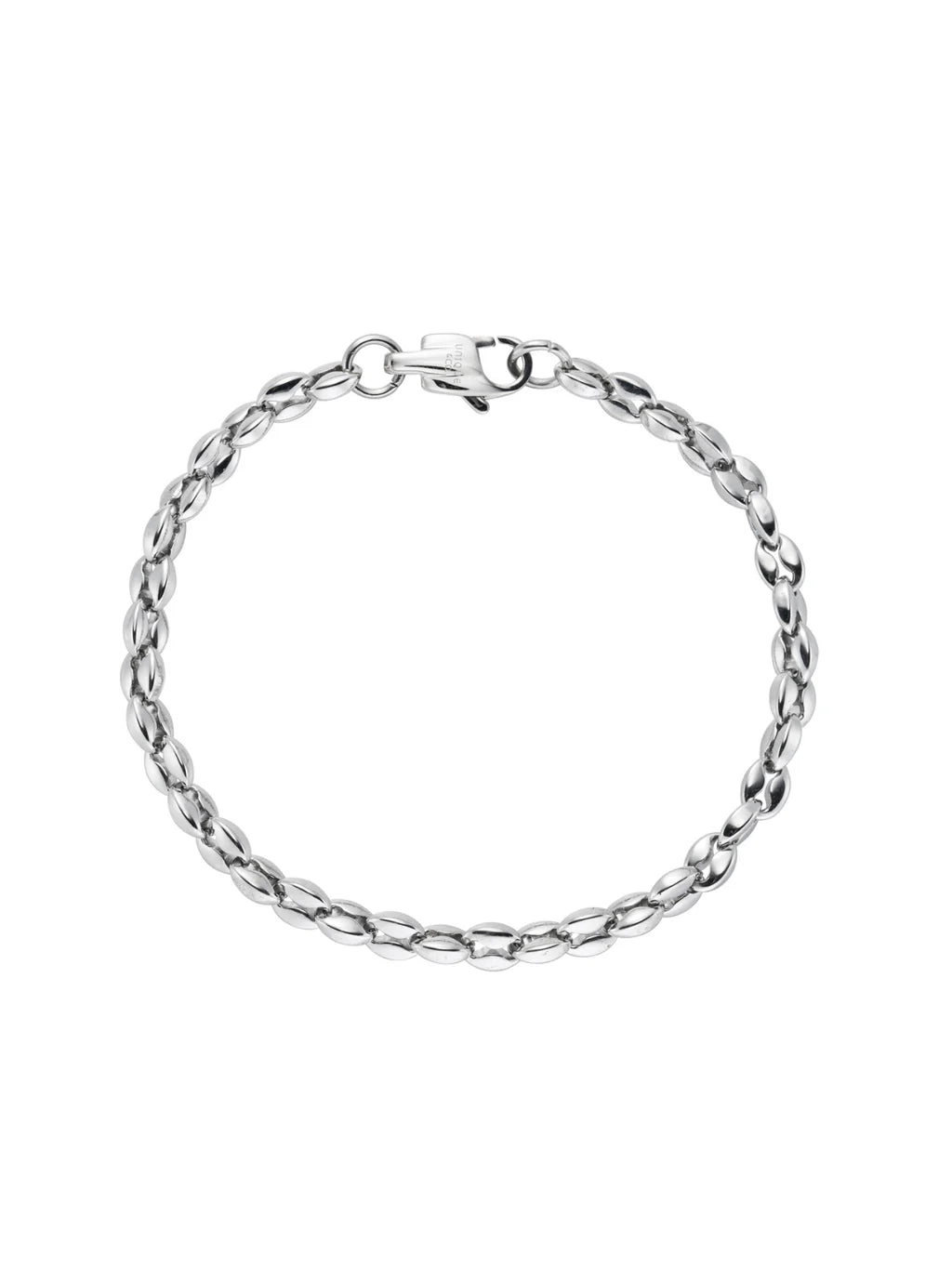 Men’s Unique & Co Stainless Steel Polished Bracelet 21cm