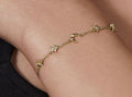 Olivia Burton Signature Celestial Mini North Star And Moon Gold Plated Bracelet