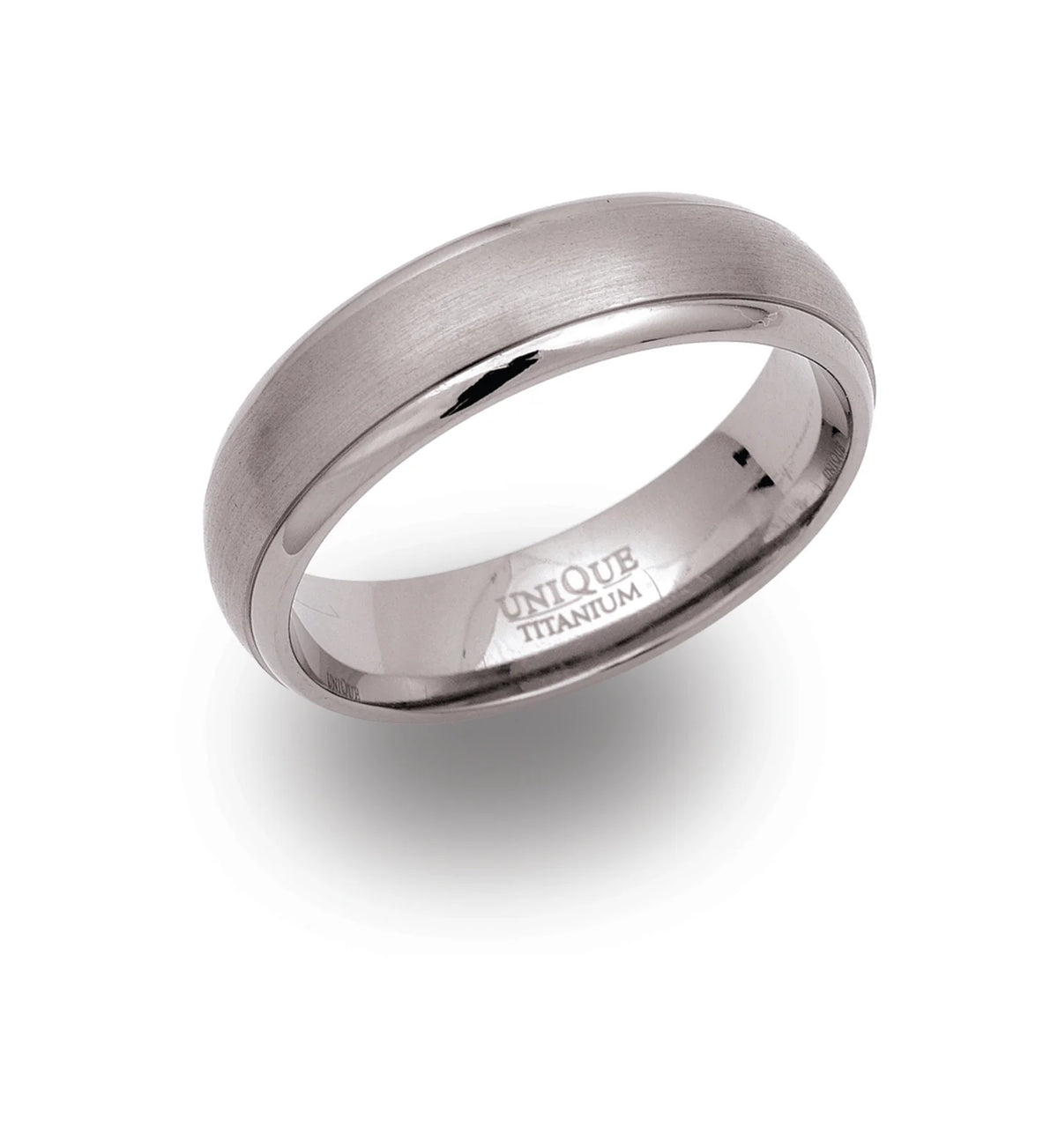 Men’s Unique & Co Titanium 6mm Ring