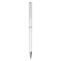 Swarovski Crystalline Ball Point Pen White Lacquered Chrome Plated