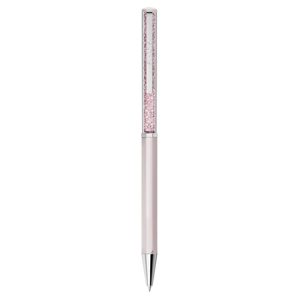 Swarovski Crystalline Ballpoint Pen Pink Lacquered Chrome Plated