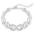 Swarovski Una Cushion Cut Bracelet White Rhodium Plated