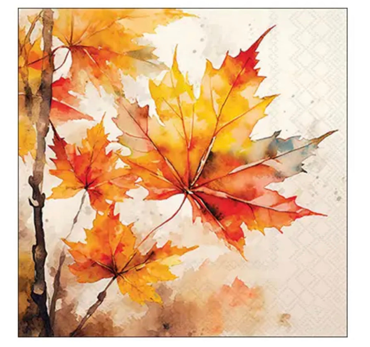 Ambiente Paper Napkins Colourful Leaves