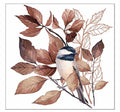 Ambiente Paper Napkins Lively Chickadee White