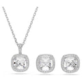 Swarovski Una Angelic Set Cushion Cut White Rhodium Plated