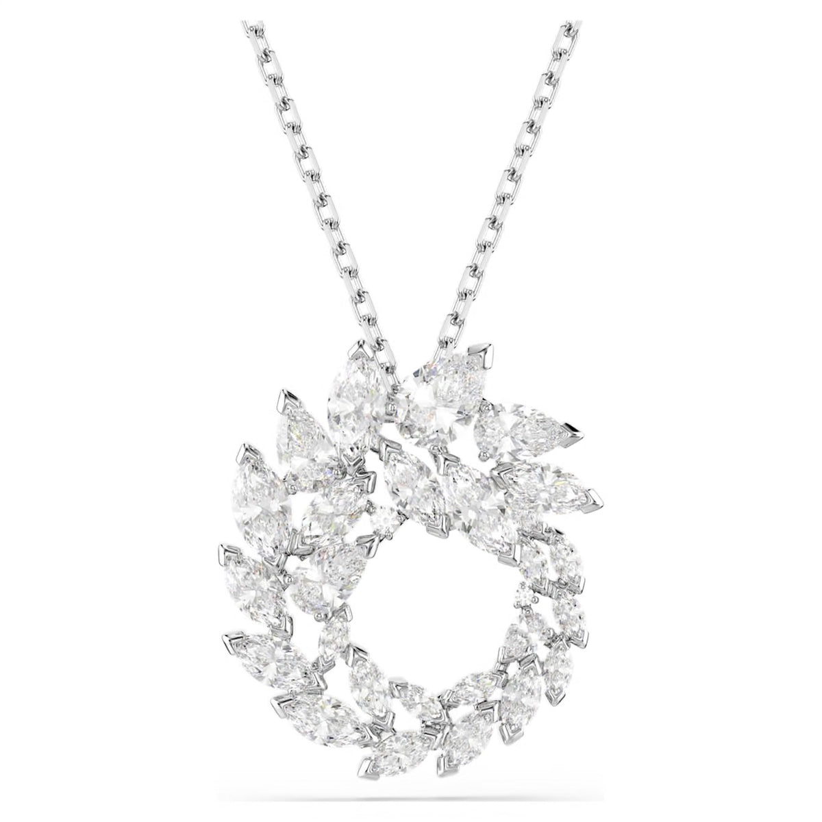 Swarovski Mesmera Pendent Marquise Cut White Rhodium Plated