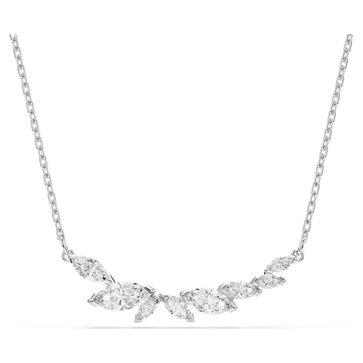 Swarovski Mesmera Necklace Marquise Cut White Rhodium Plated