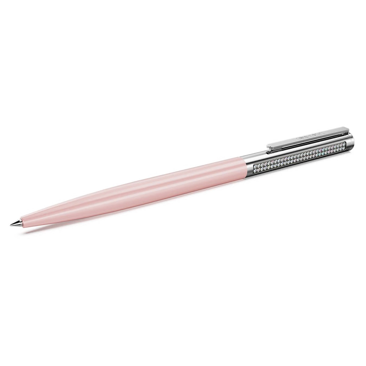 Swarovski Matrix Tennis Ballpoint Pen Pink Lacquered Chrome Plated