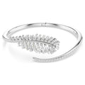 Swarovski Vienna Bangle Mixed Cuts Feather White