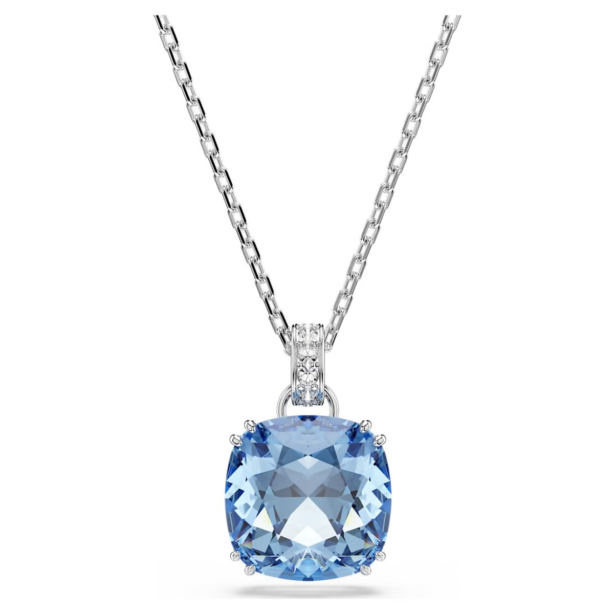 Swarovski Millenia Pendent Cushion Cut Blue Rhodium Plated