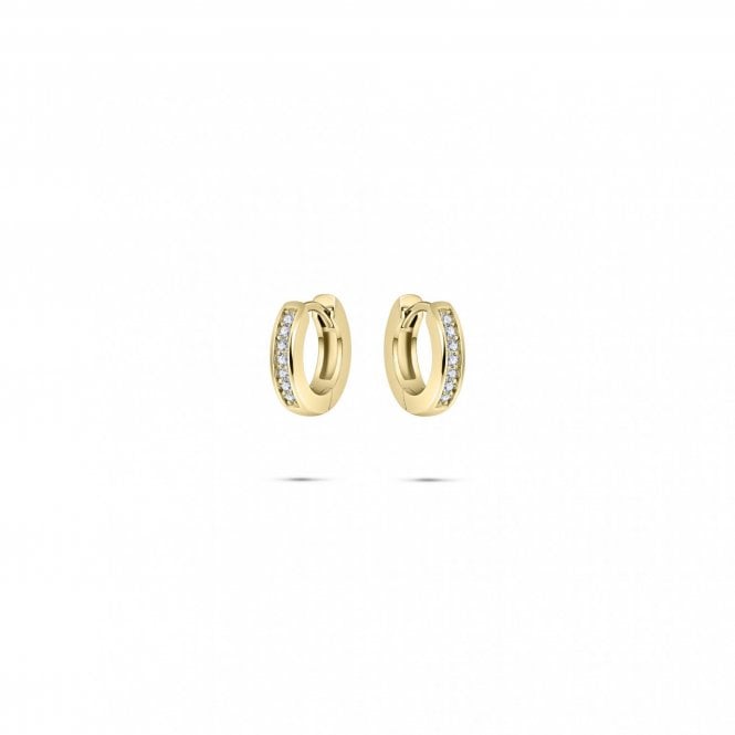 Gisser 15mm Gold Plated Hoop Earrings