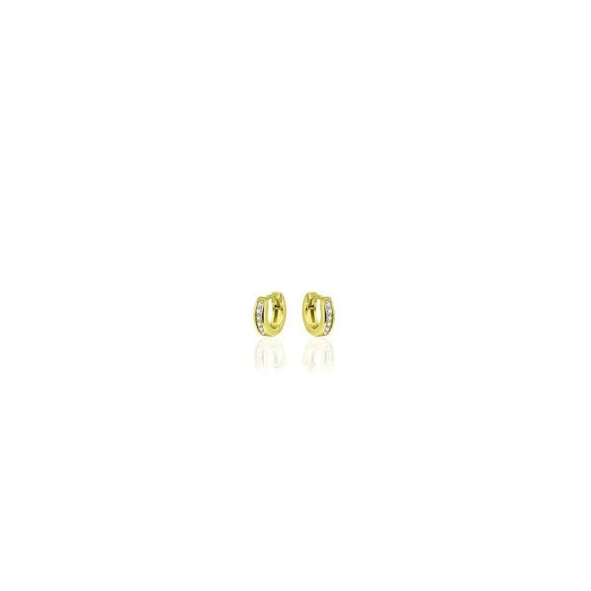 Gisser 12mm Gold Plated Hoop Earrings