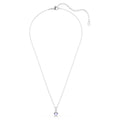 Swarovski Chrome Pendent Mixed Cuts Star White Rhodium Plated