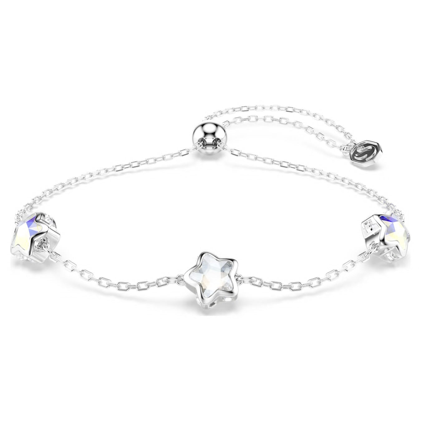 Swarovski Chroma Bracelet Star Whit Rhodium Plated