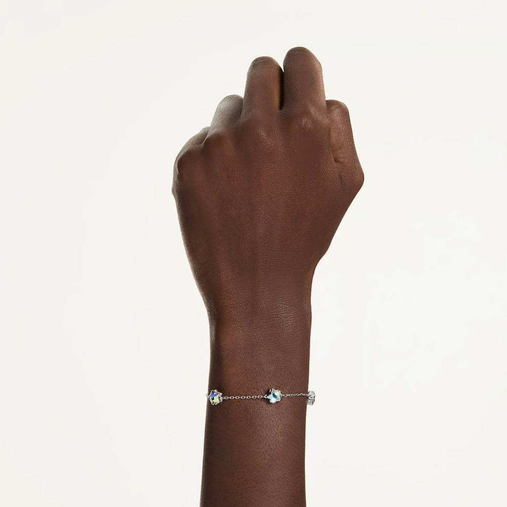 Swarovski Chroma Bracelet Star Whit Rhodium Plated