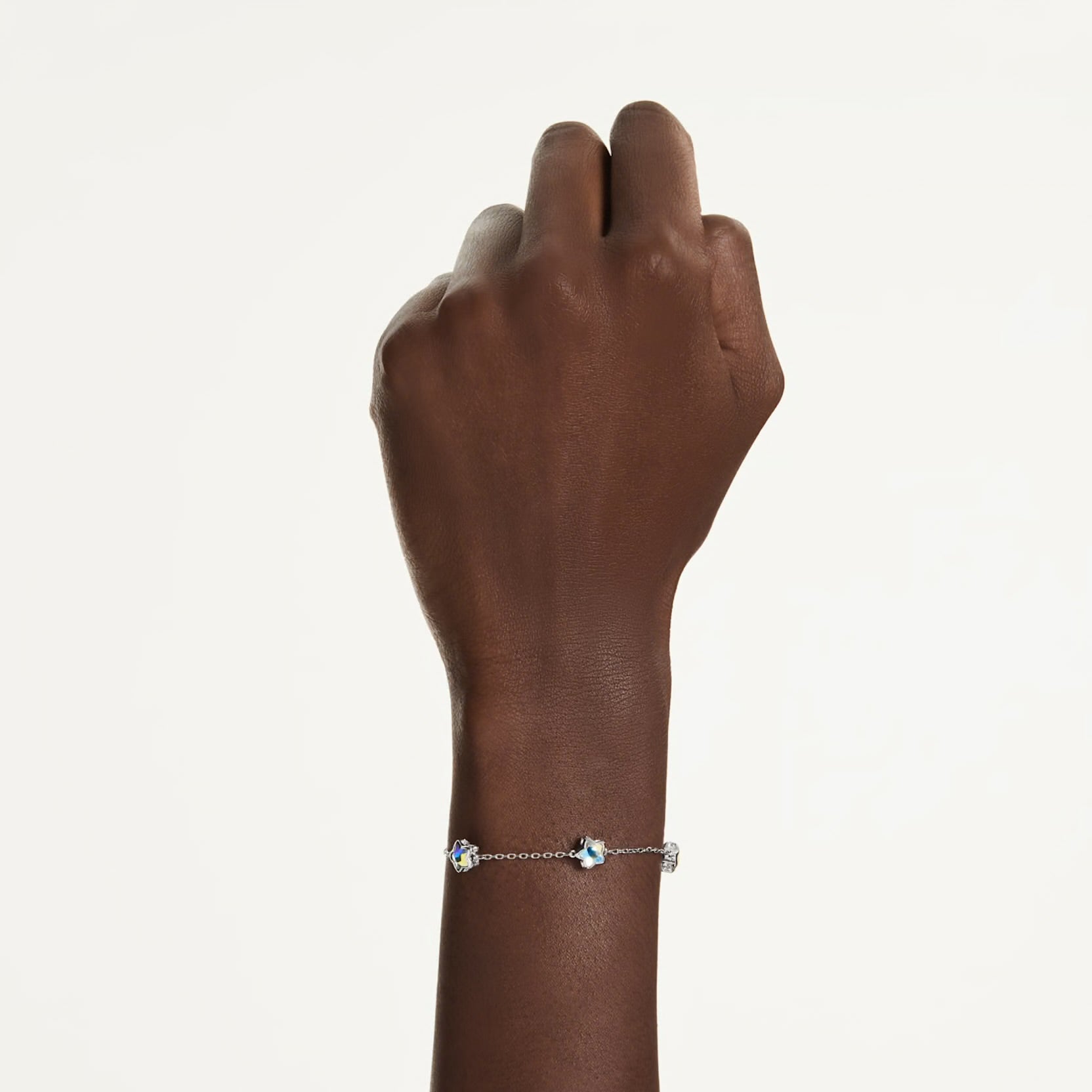 Swarovski Chroma Bracelet Star Whit Rhodium Plated