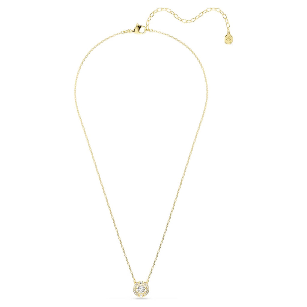 Swarovski Una Angelic Pendent Mixed Cuts White 18K Gold Finish