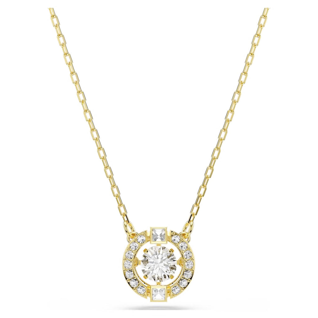 Swarovski Una Angelic Pendent Mixed Cuts White 18K Gold Finish