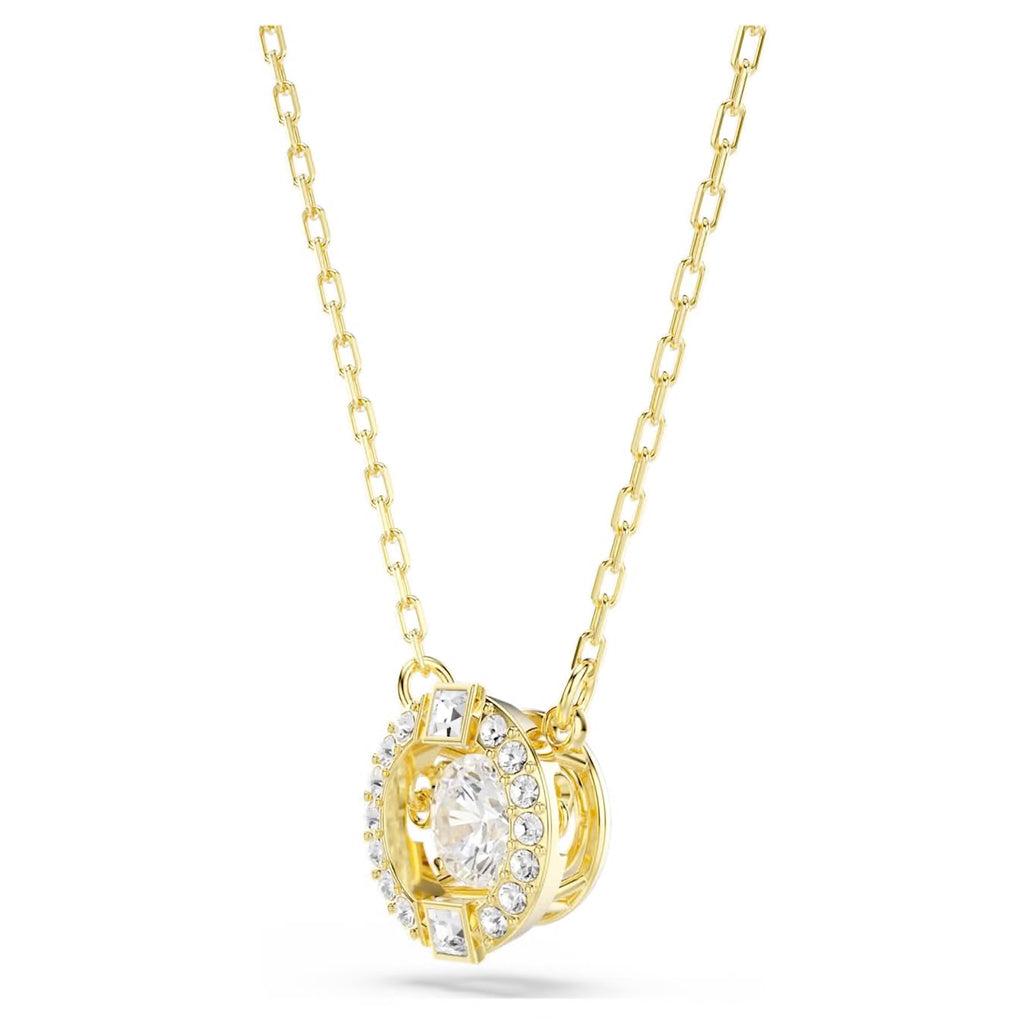 Swarovski Una Angelic Pendent Mixed Cuts White 18K Gold Finish