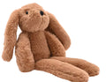 Softies Cookie The Plush Long Leg Dark Brown Bunny 35cm