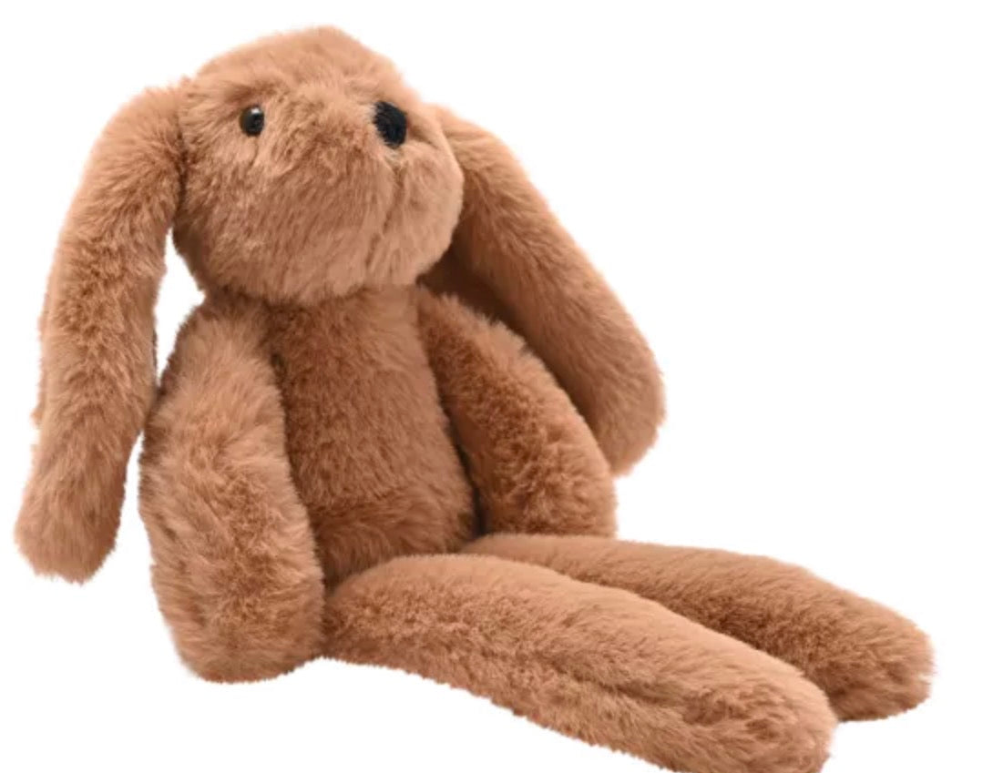 Softies Cookie The Plush Long Leg Dark Brown Bunny 35cm