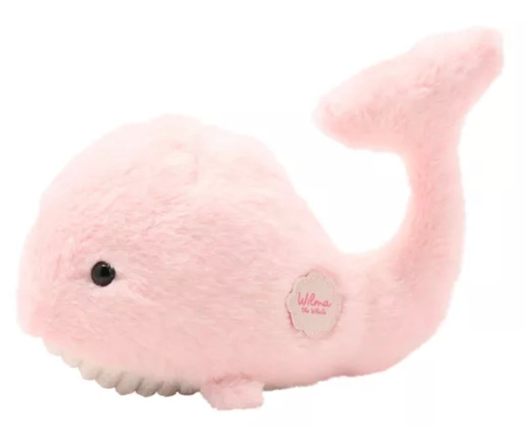Softies Wilma The Plush Pink Whale 28cm
