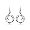 Kit Heath Twine Helix Wrap Sterling Silver Drop Earrings