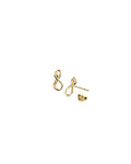 Kit Heath Infinity Mini Golden Stud Earrings