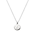 Kit Heath Silver Mirage Reflect Round Disc Mini Necklace