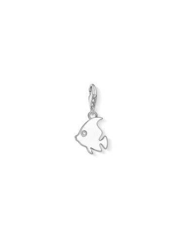 Thomas Sabo Sterling Silver Fish CZ Charm