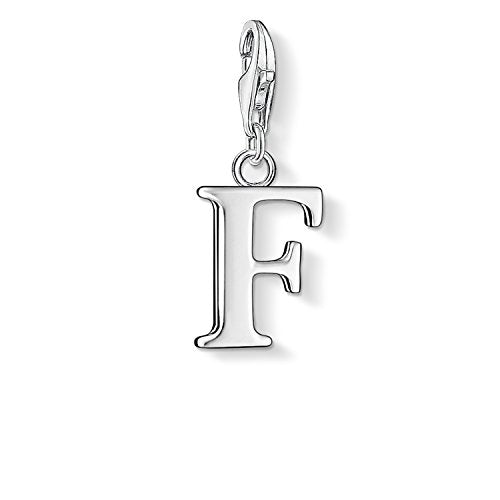 Thomas Sabo Sterling Silver Alphabet Letter F Charm