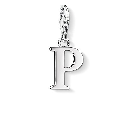 Thomas Sabo Sterling Silver Alphabet Letter P Charm