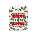 Talking Tables Holly Christmas Saucer Crackers  10 Pack