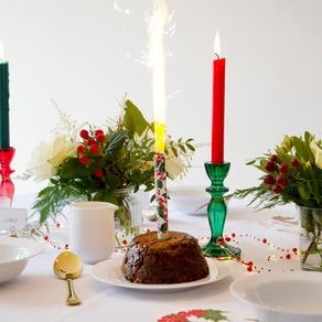 Talking Tables Botanical Christmas Pudding Ice Fountain