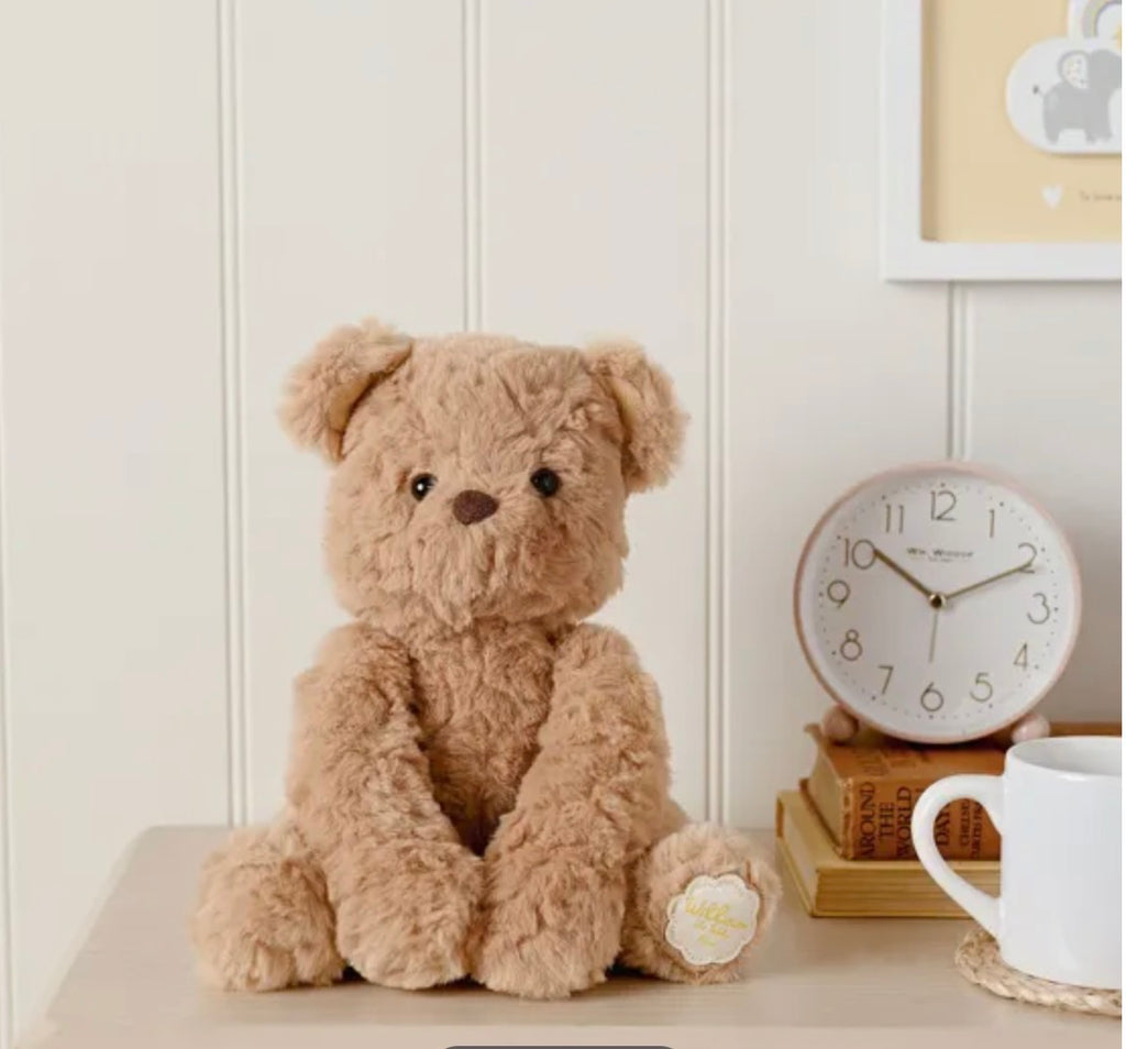 Softies William The Plush Sitting Brown Teddy Bear 22cm