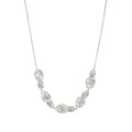 Nomination Leaves Of Life Sterling Silver Oval Necklace With Cubic Zirconia 243109/010