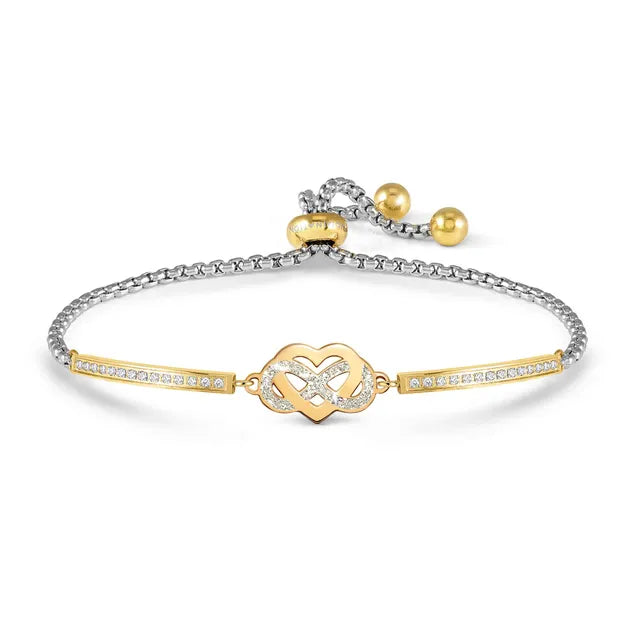 Nomination Beloved Milleluci Gold Infinity Heart Bracelet 028030/035