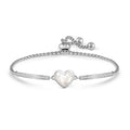 Nomination Beloved Milleluci Steel Mother Of Pearl Heart Bracelet 028031/068