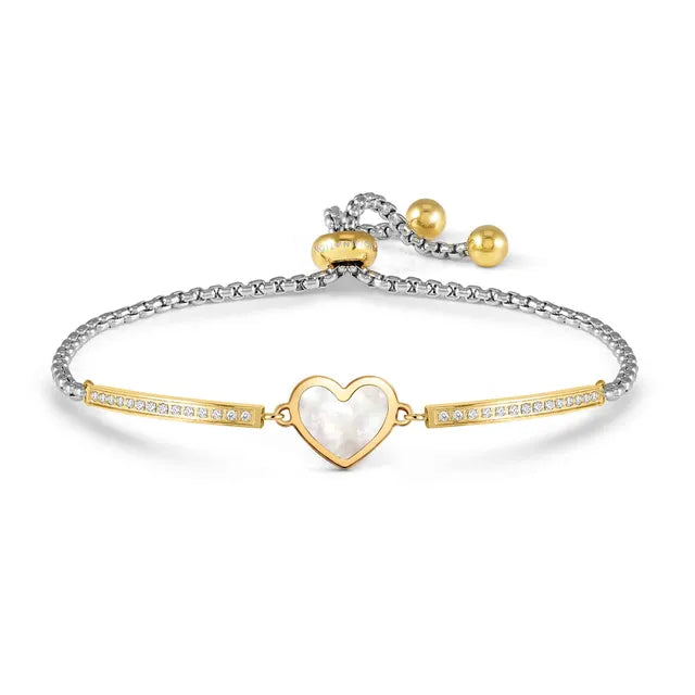 Nomination Beloved Milleluci Gold Mother Of Pearl White Bracelet
