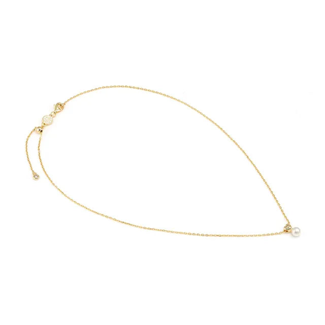Nomination Pearls Loop Gold Heart Necklace