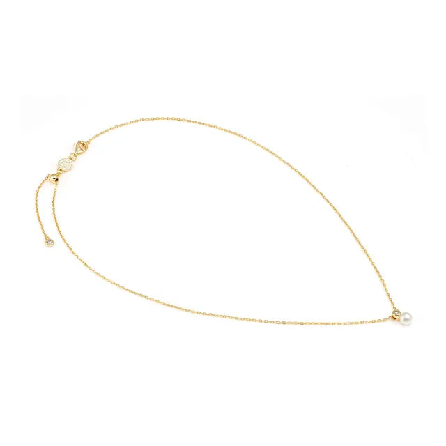 Nomination Pearls Loop Gold Round Necklace