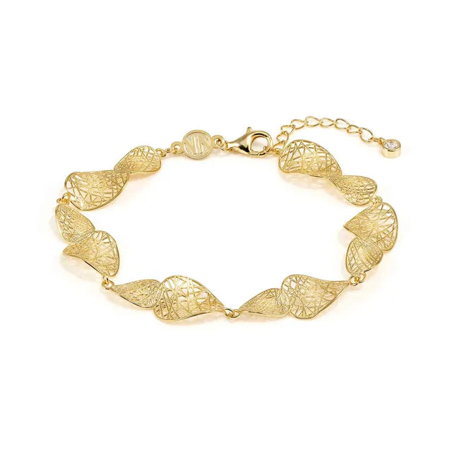 Nomination Leaf Of Life Bracelet In Yellow Gold