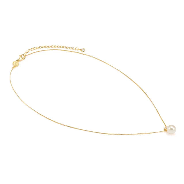 Nomination Siren Dream Necklace Yellow Gold White Pearl And Cz